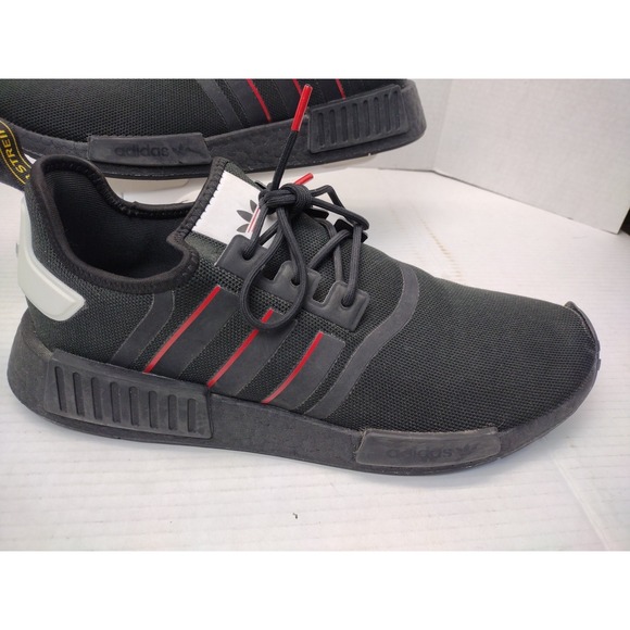 Adidas NMD R1 Men\'s Size 13 Sneakers GX9887 Black Red